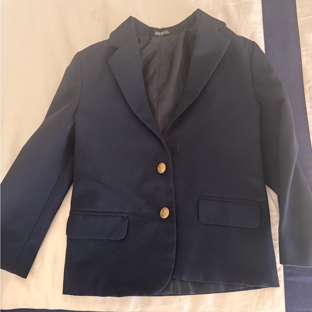 Van Heusen Kids Navy Blazer with Gold Buttons